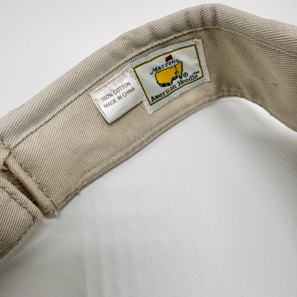 Masters Golf Low Rider Masters Visor Stone Style American Needle w/‎ Tag Khaki - Picture 6 of 10
